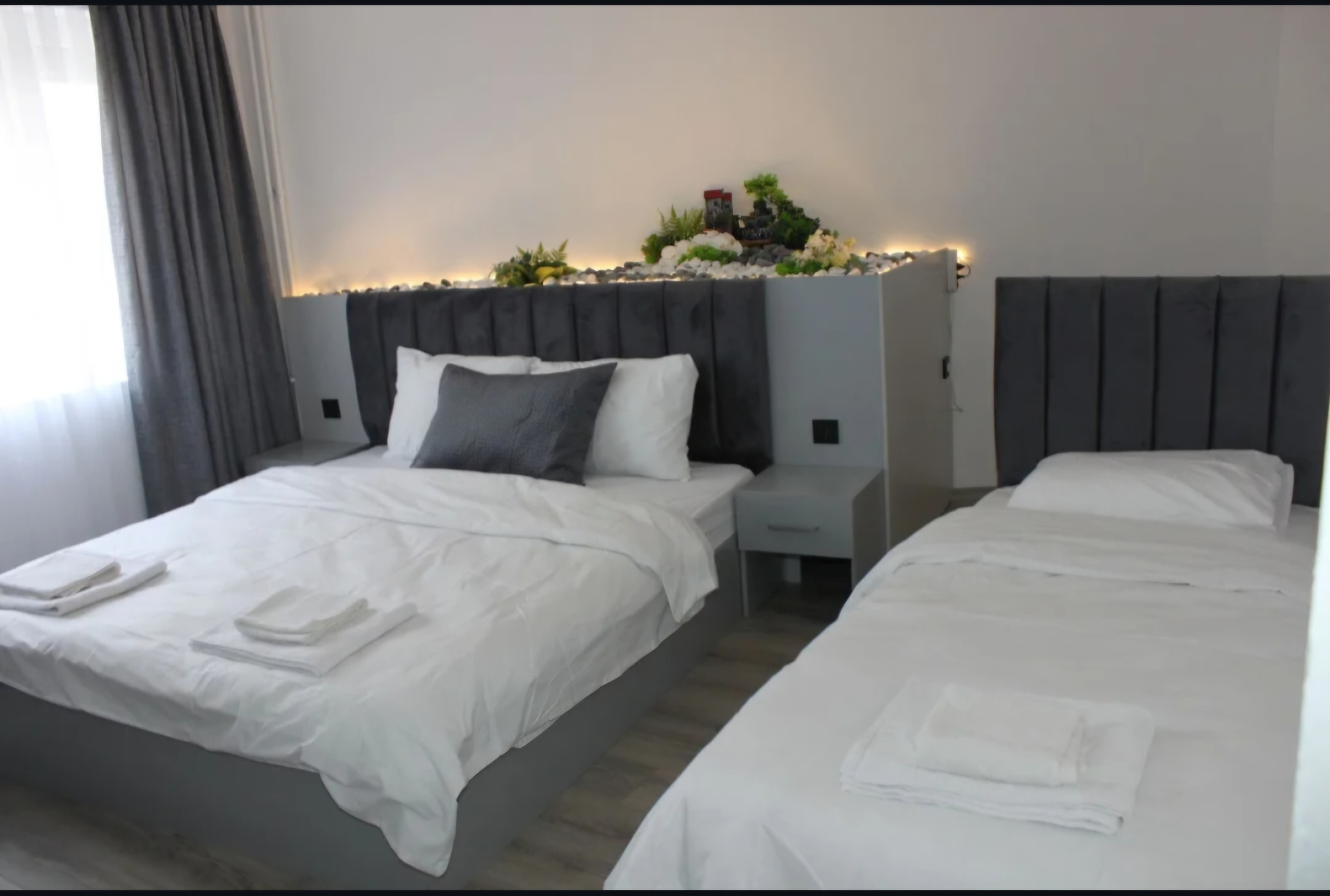 Bedroom with two beds
