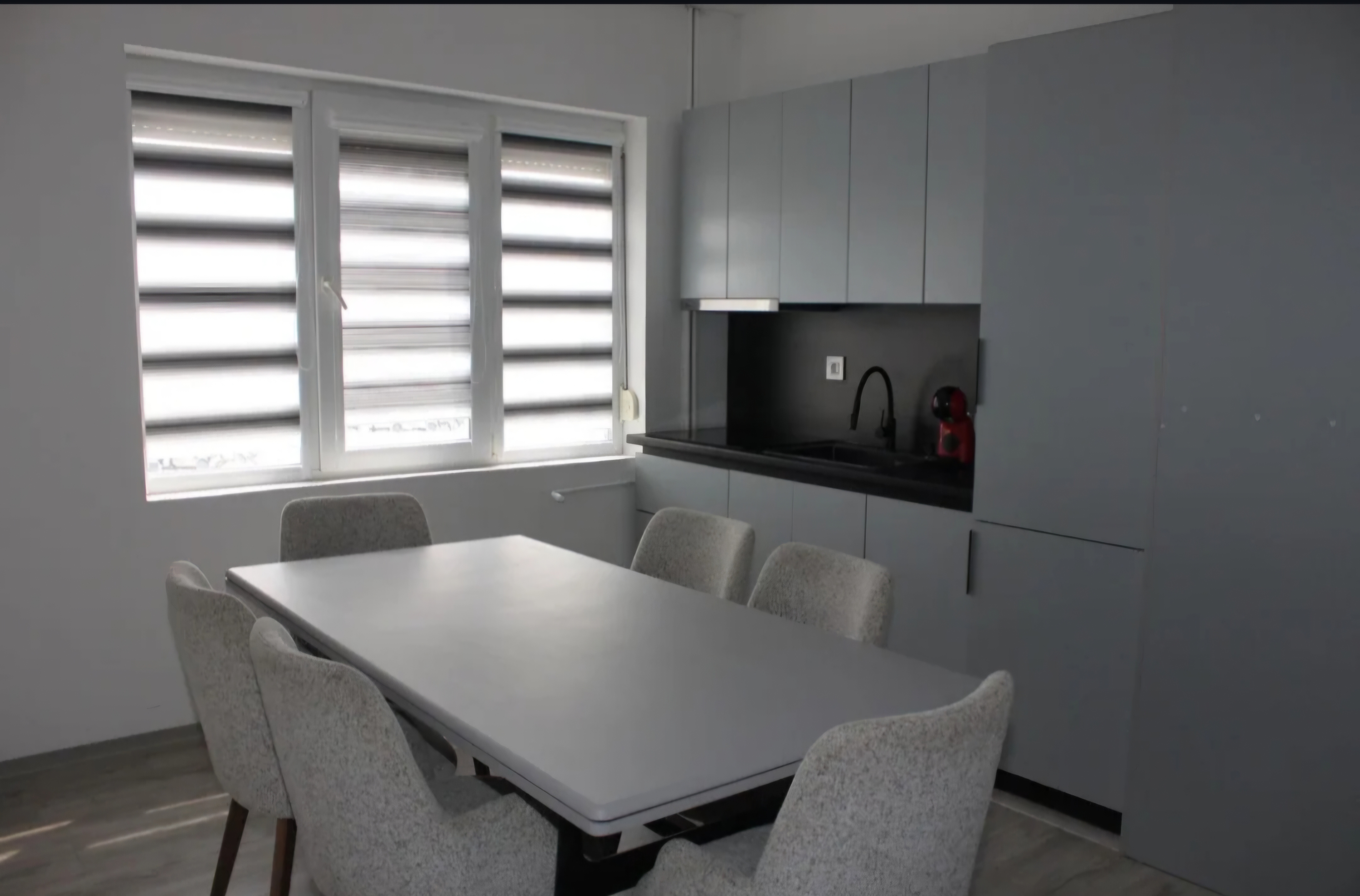 Kitchen and dining area